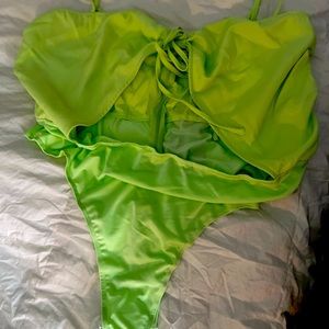 PLT Plus Lime Cut Out Strappy Bodysuit (26)